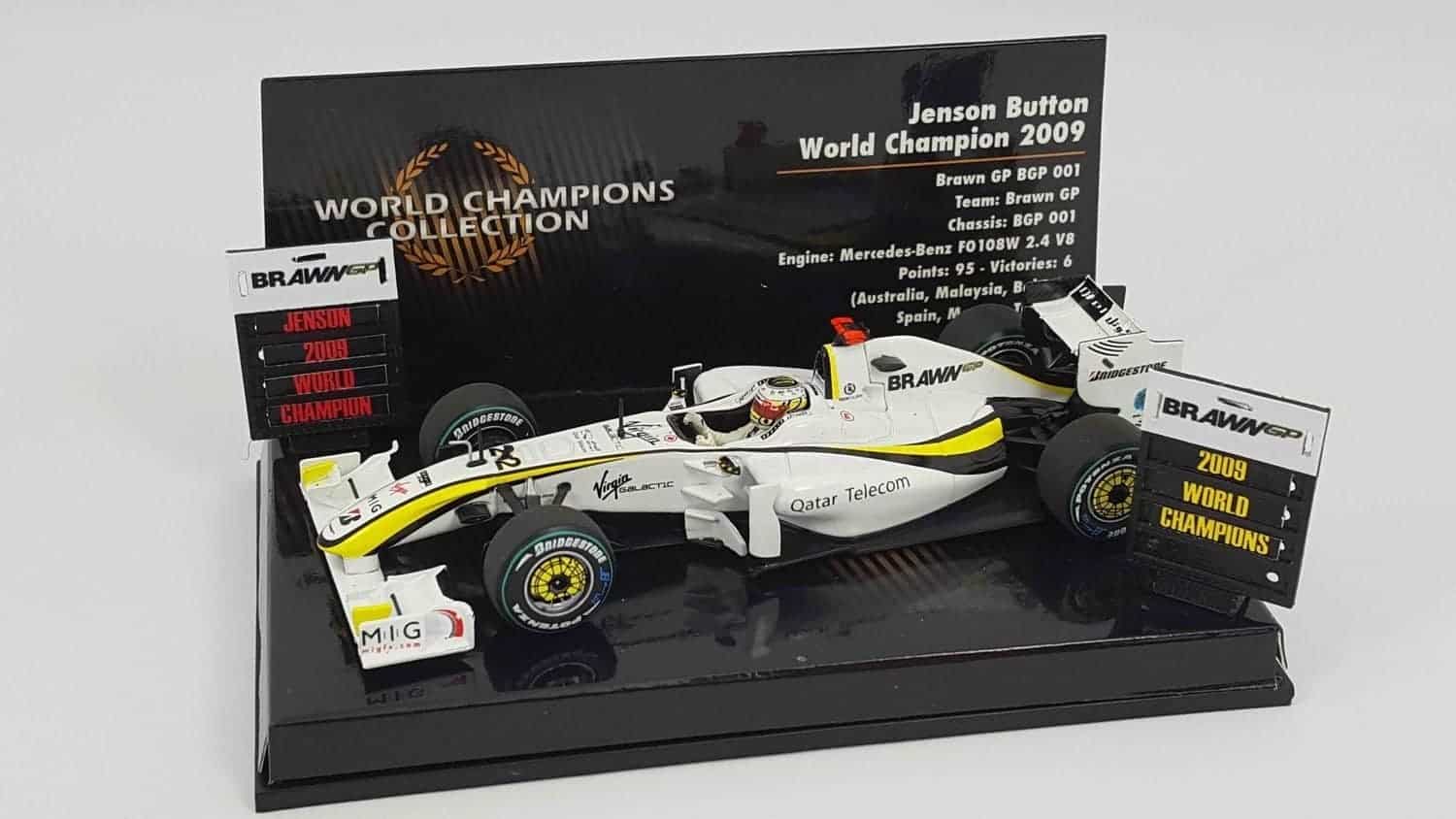 Minichamps 436090022 1/43 2009 Brawn BGP001 Jenson Button