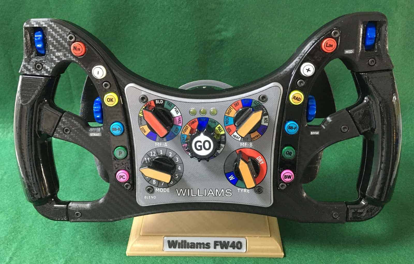 Williams FW40 Replica Steering Wheel | GPBox