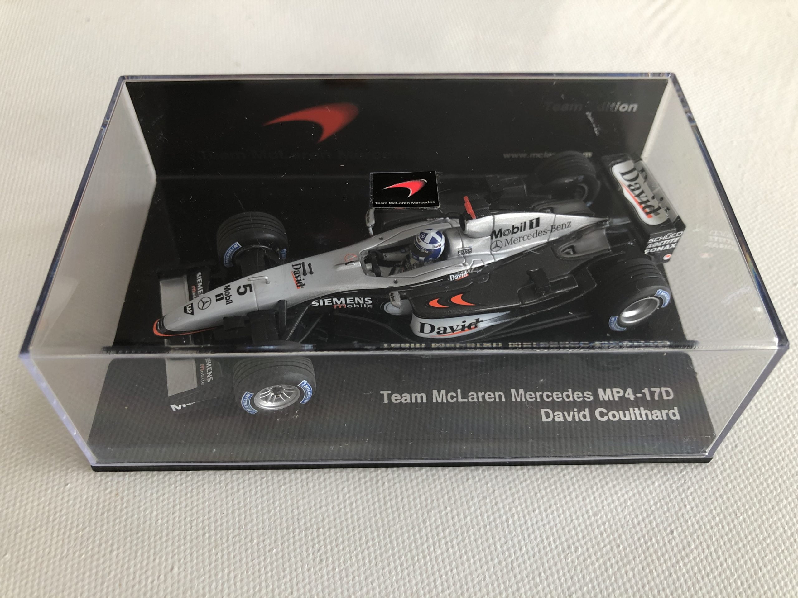 2点まとめて 1/43 wc mp4/13 mp4/14 mp4/16 clk LOT of 3 x David Coulthard McLaren Mercedes MP4/14 MP4/16