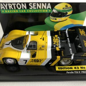 1984 Ayrton Senna Porsche 956 K LANG F1 1:43 Scale Diecast Racing Model Edition 43 No.17 Sports Car Racing Model Cars by Classic Trax Limited