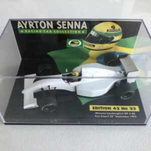 1993 Ayrton Senna McLaren Lamborghini MP4/8B LANG 1:43 Scale Diecast Model Car Edition 43 No.23 Ayrton Senna by Classic Trax Limited