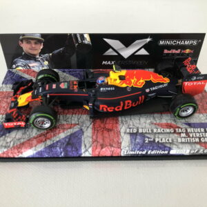 Max Verstappen Red Bull Racing Tag Heuer RB12 Minichamps Diecast 1 43 Scale GPBox