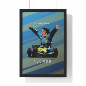 Fernando Alonso 2005 Champion Printed Art | GPBox