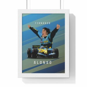 Fernando Alonso 2005 Champion Printed Art | GPBox