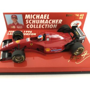 1996 Michael Schumacher | Ferrari (Launch Version) | Minichamps 1:43 Scale Diecast Model Sports Car Racing Model Cars by Classic Trax Limited