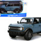 2021 Ford Bronco Badlands Blue with Black Top "Special Edition" 1/24 Diecast Model Car by Maisto