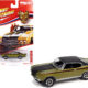 1971 Buick GSX Lime Mist Green Metallic with Black Top and Black and Red Stripes "Class of 1971" Limited Edition to 7298 pieces Worldwide "Muscle Cars USA" Series 1/64 Diecast Model Car by Johnny Lightning