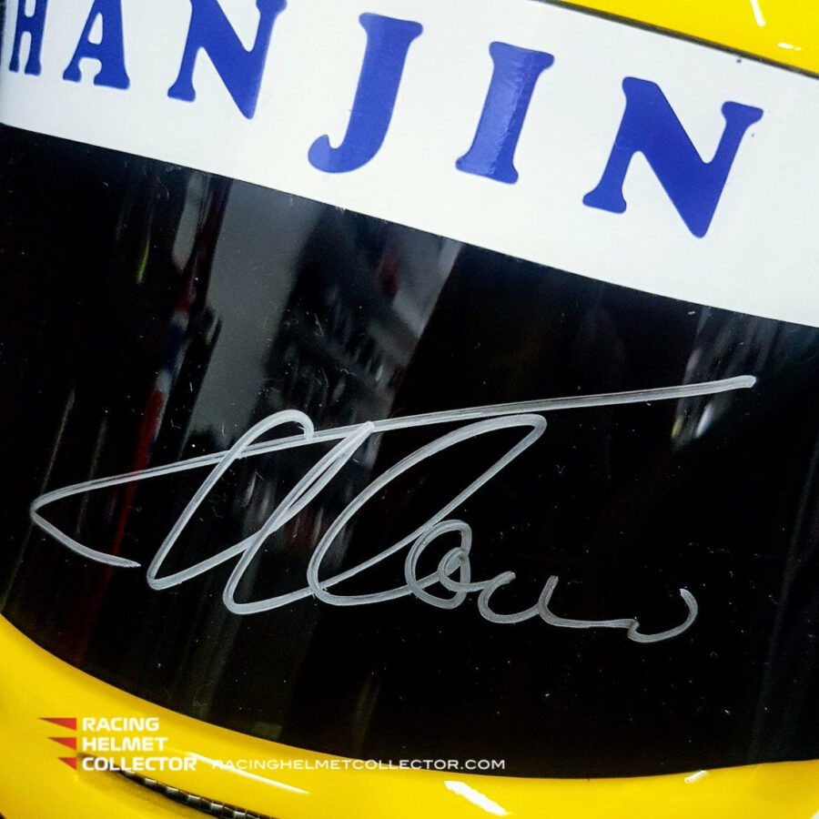 Fernando Alonso Signed Helmet 2006 Autographed Display F1 Renault Helmet Full Scale 1:1 AS-00948 Automotive