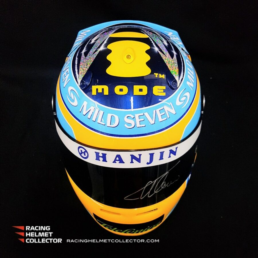 Fernando Alonso Signed Helmet 2006 Autographed Display F1 Renault Helmet Full Scale 1:1 AS-00948 Automotive