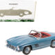 1958 Mercedes Benz 300 SL (W198) Roadster Blue with Red Interior 1/18 Diecast Model Car by Minichamps 1958 Mercedes Benz 300 SL (W198) Roadster Blue with Red Interior 1/18 Diecast Model Car by Minichamps