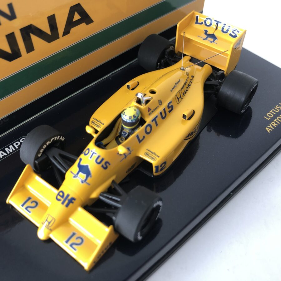 1987 Ayrton Senna Lotus Honda 99T Minichamps 1:43 Scale Ayrton Senna