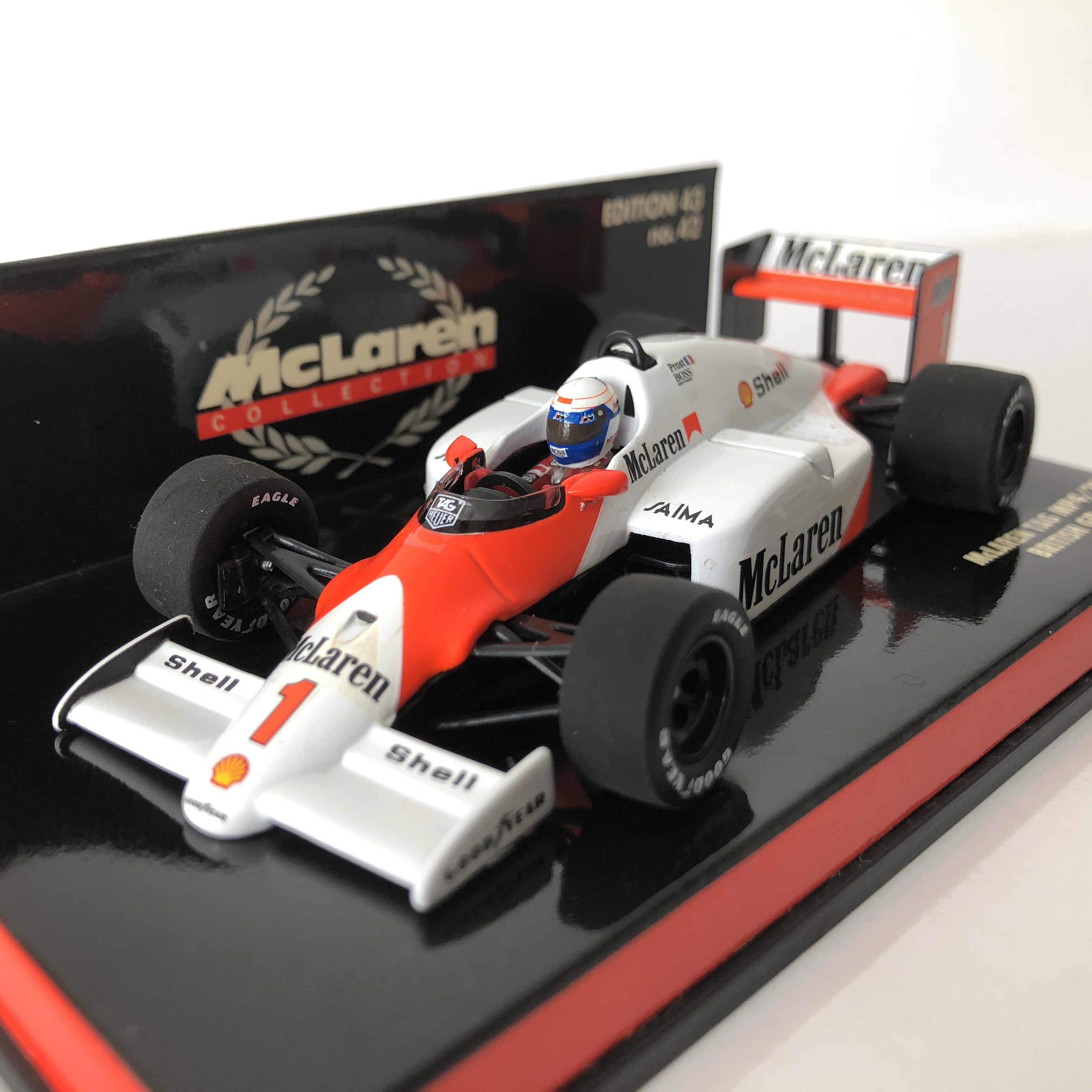 MINICHAMPS Set 1:43 McLAREN MP4/2B, MP4/2C A. PROST F1 WORLD