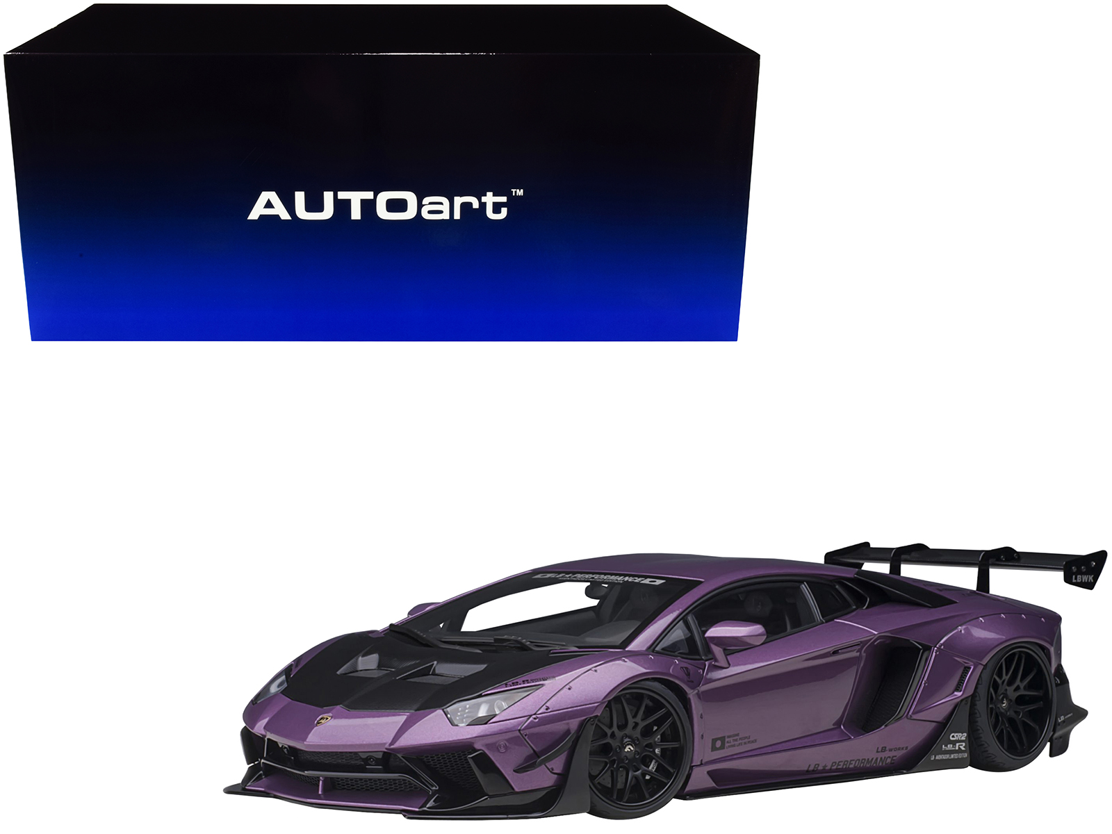 Lamborghini Aventador Liberty Walk LB-Works Viola SE30