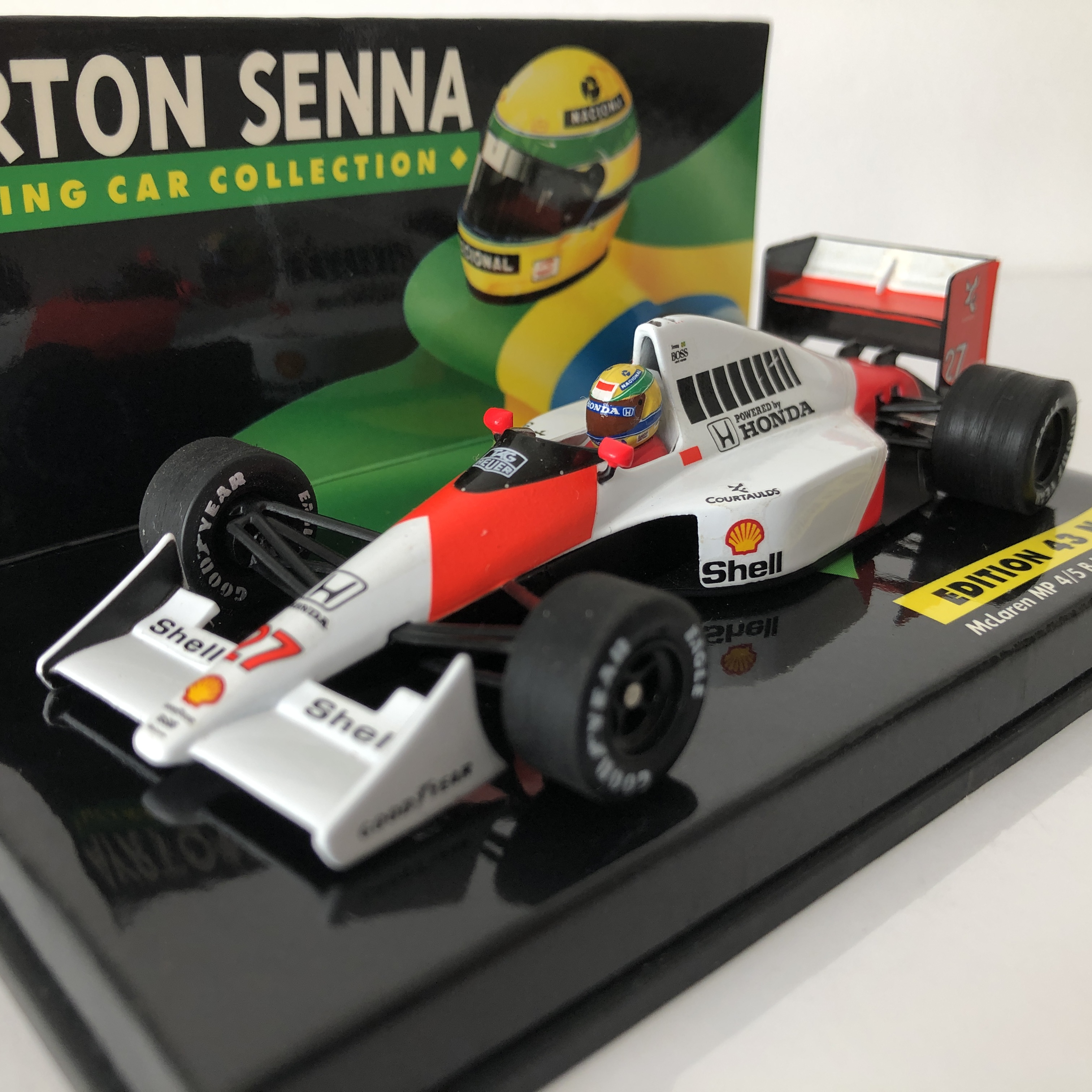 1990 Ayrton Senna McLaren MP4/5B Honda V10 LANG 1:43 Scale