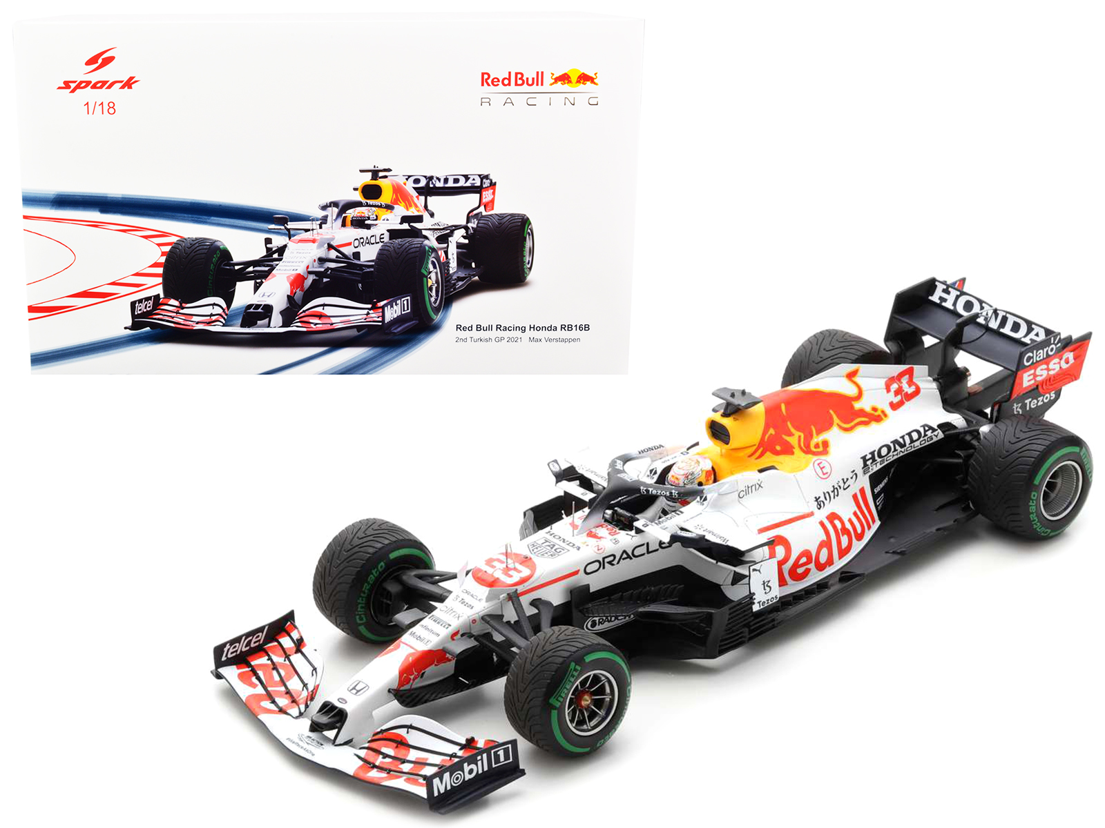 Red Bull F1 RB16B #33 Max Verstappen Turkish GP 2021 1:43