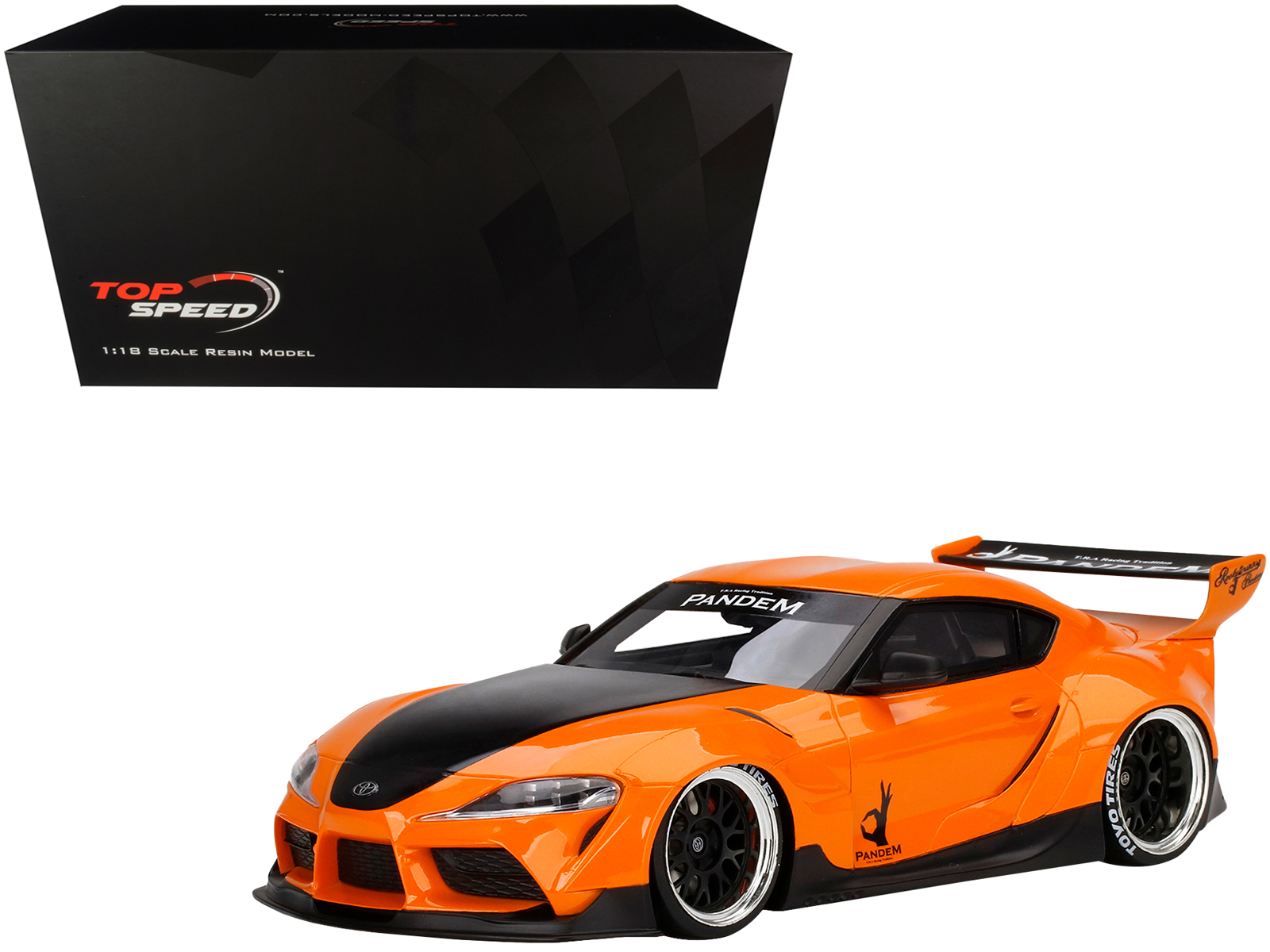 Amazon | TOP SPEED 1/18 Pandem GR スープラ V1.0 イエロー