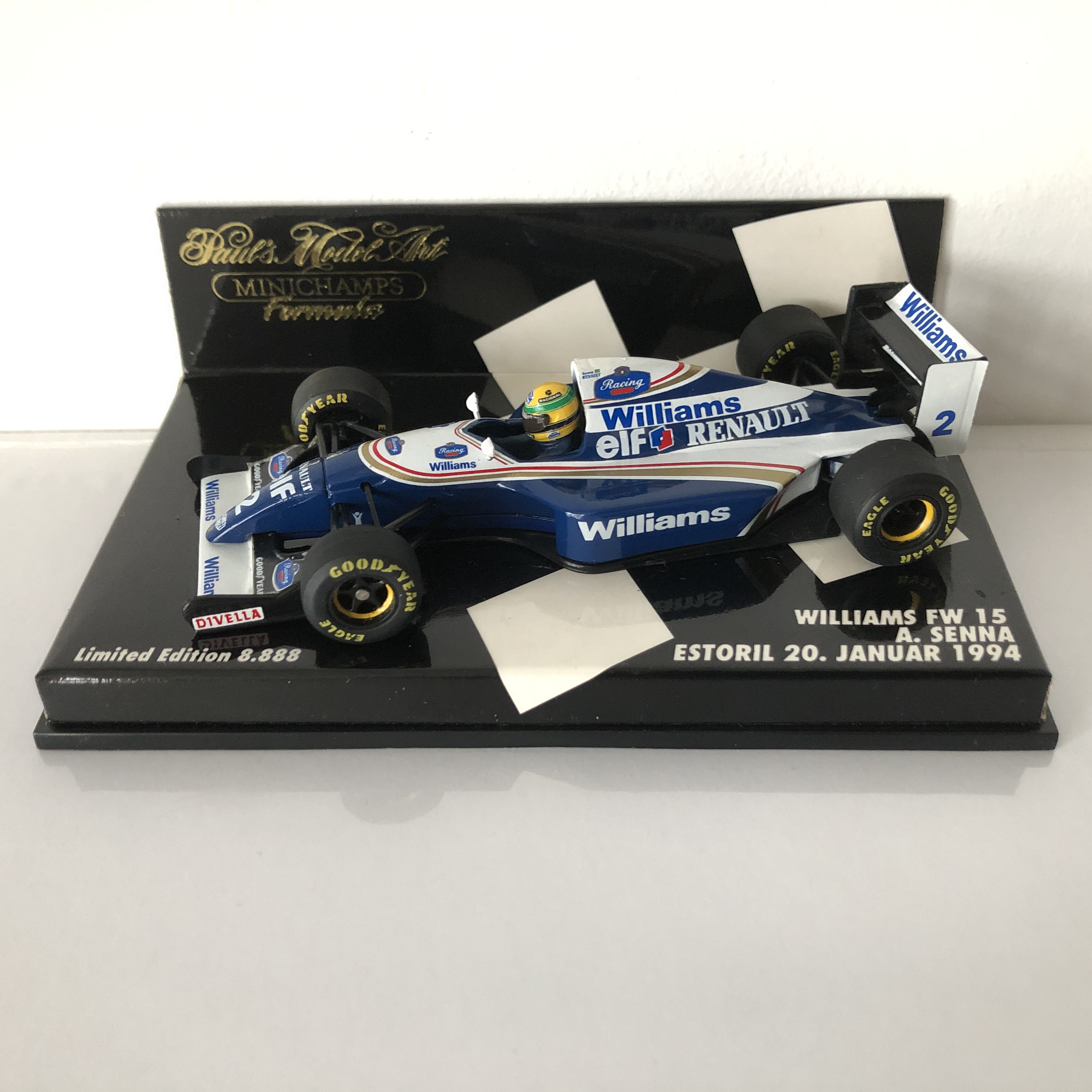 Minichamps 1/43 Williams FW16 Renault V10 1994 Ayrton Senna