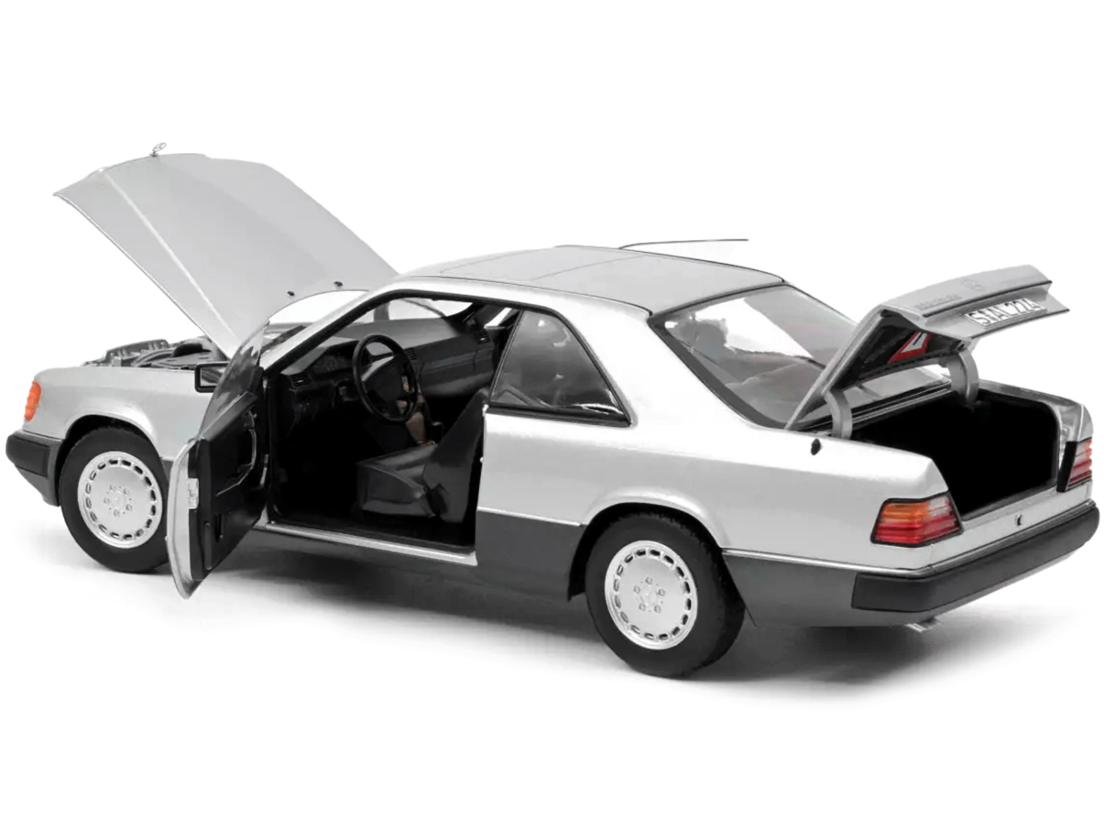 1990 Mercedes-Benz 300 CE-24 Coupe Silver Metallic and Black