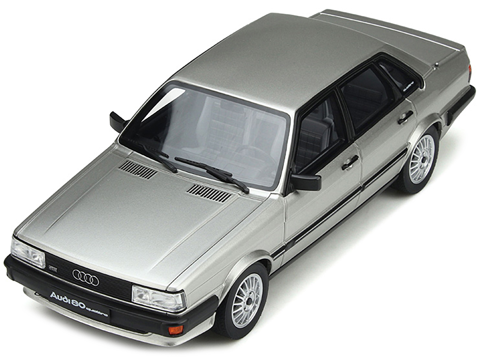 505-002 OTTO 1/18 アウディ Sport quattro 1983 Audi 80 Quattro Zermatt Silver Metallic with Black