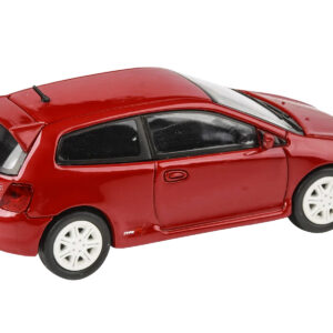 2001 Honda Civic Type R EP3 Milano Red 1/64 Diecast Model Car by Paragon Models Sports Car Racing Model Cars by Diecast Mania