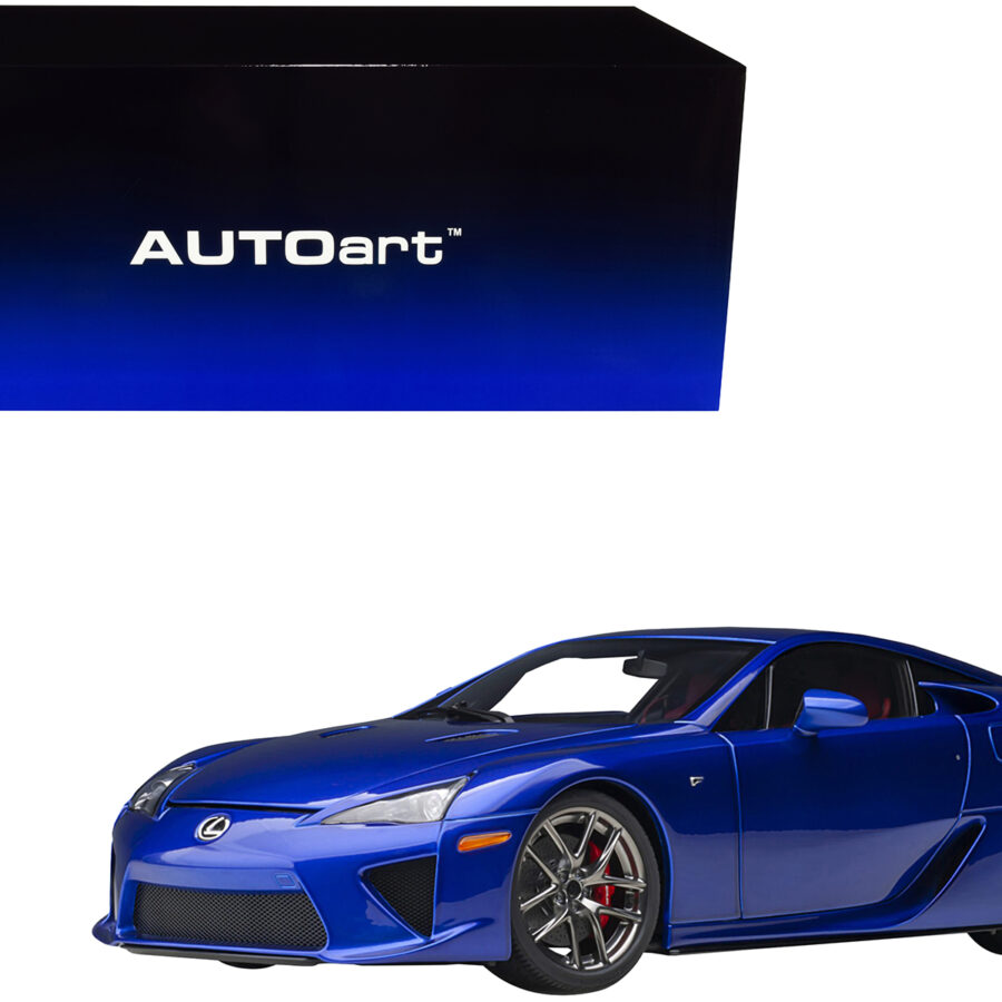Lexus LFA Pearl Blue Metallic 1/18 Model Car by Autoart Automotive