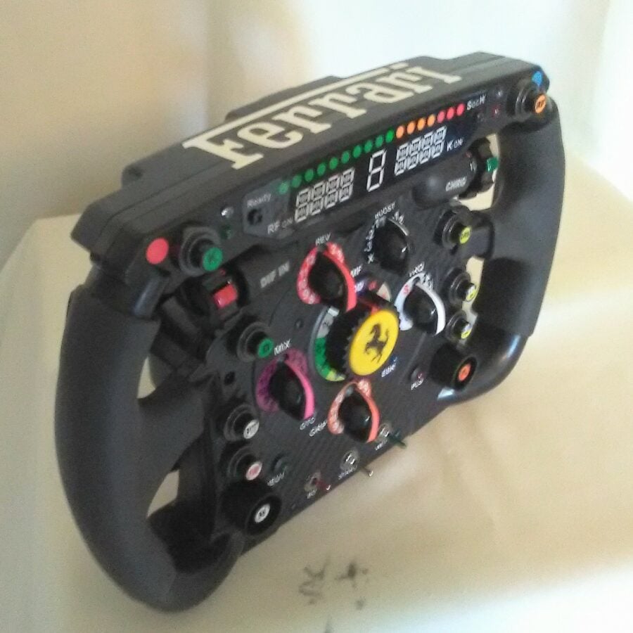 Ferrari Full Size Replica Steering Wheel F1 Jackets