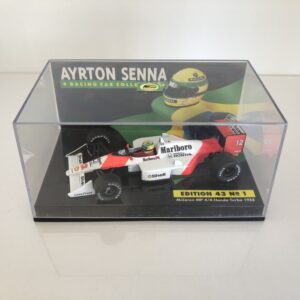 1988 Ayrton Senna | Mclaren Honda MP4/4 Turbo | 1:43 LANG Diecast Model F1 Car F1 Legends by Classic Trax Limited