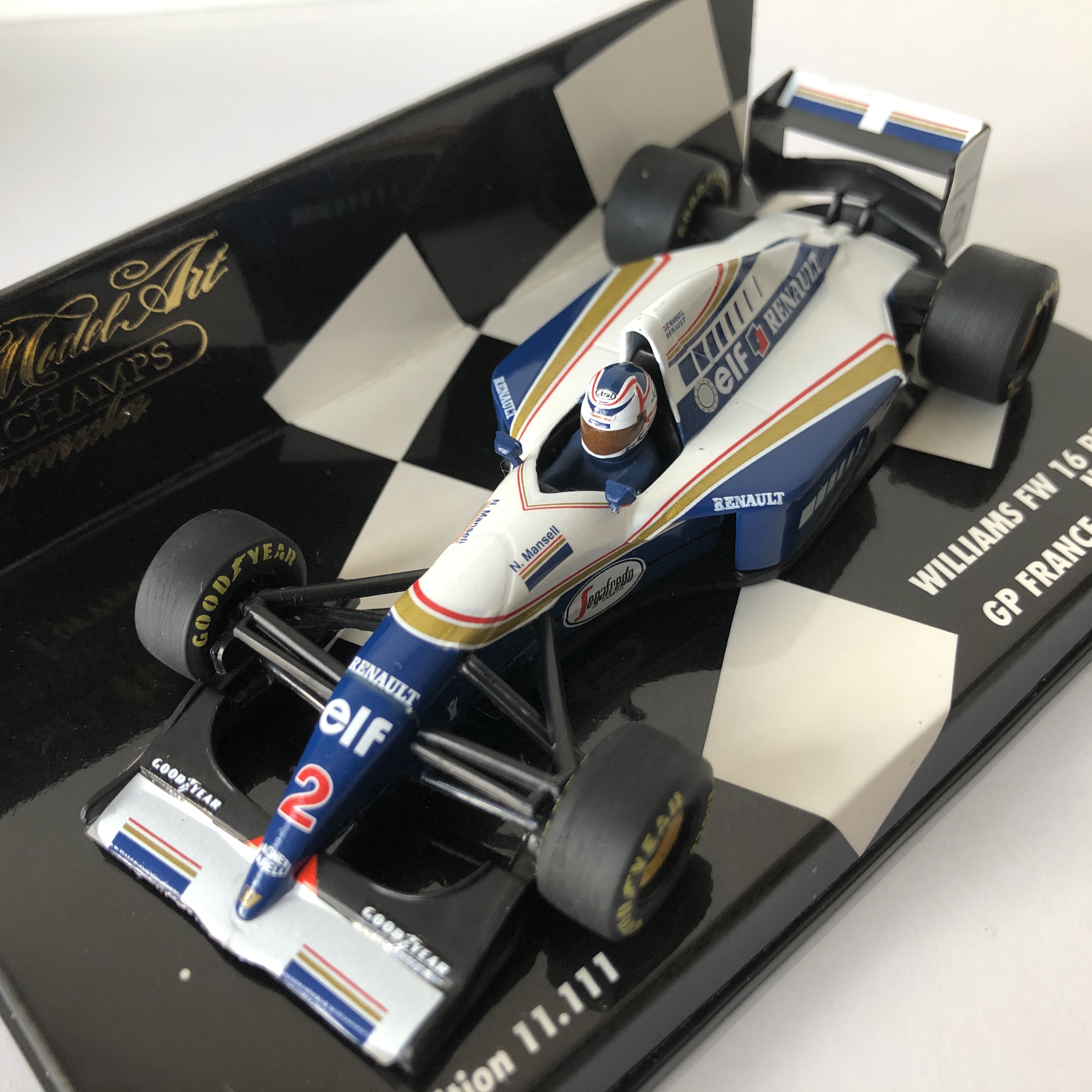 1994 Nigel Mansell | Williams Renault FW16 | 1:43 Minichamps