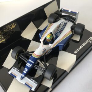 1994 Ayrton Senna | Williams Renault FW16 | 1:43 Minichamps Diecast Model F1 Car Vintage F1 Teams by Classic Trax Limited