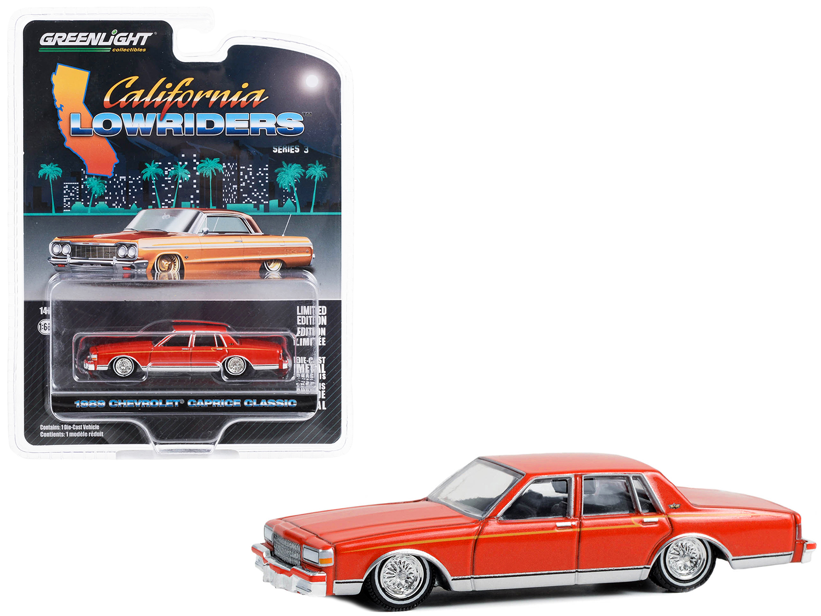 1989 Chevrolet Caprice Classic Lowrider Custom Red Orange