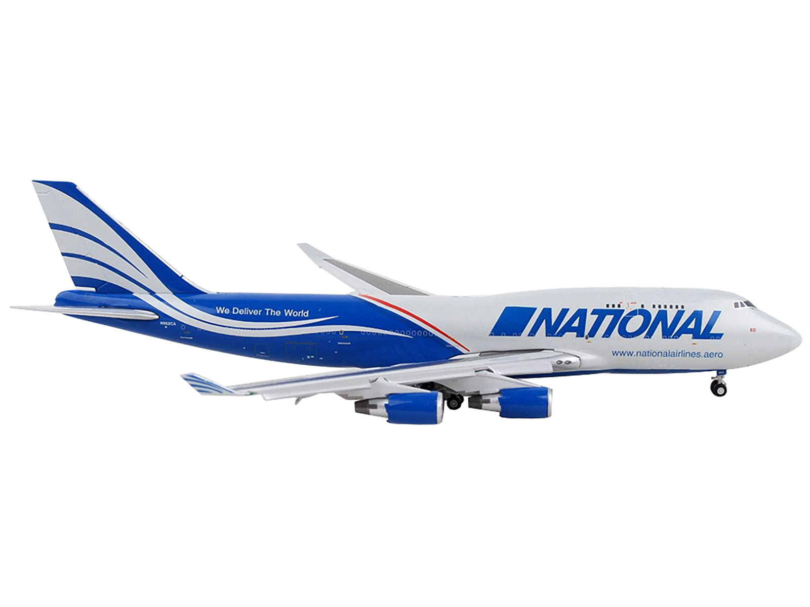 航空機・ヘリコプター NCA 20TH ANNIVERSARY B747-400F 1/400 Boeing 747-400F Commercial Aircraft with Flaps Down