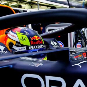 Perez 2021 Red Bull F1 Used Visor Clear