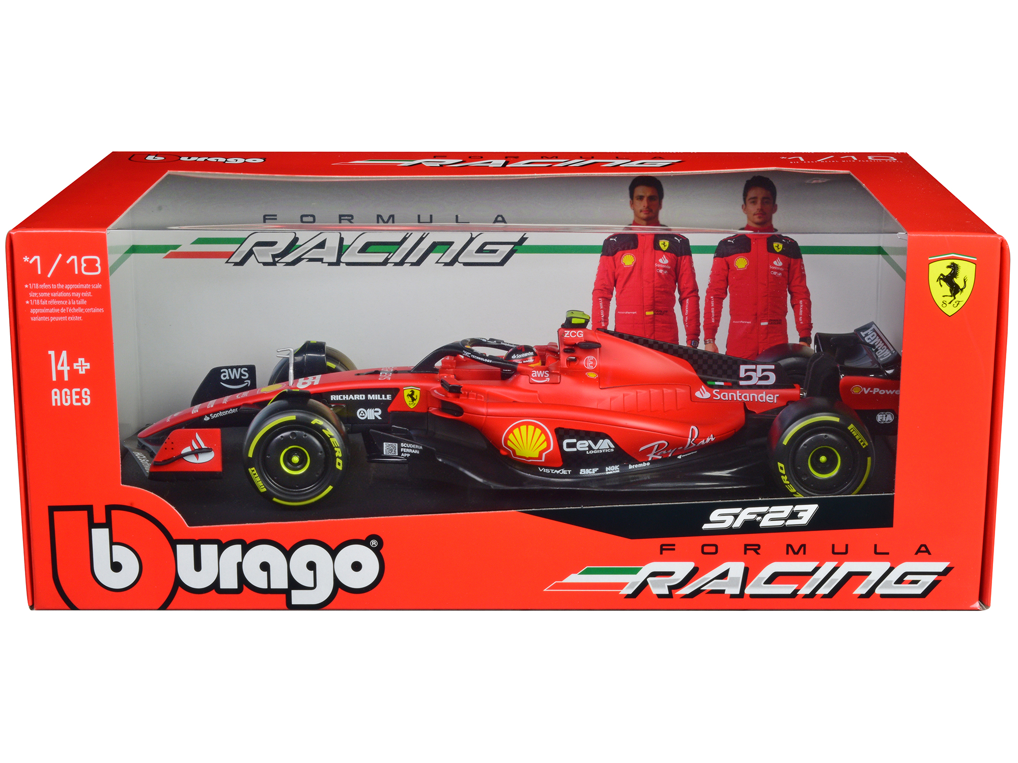 ブラーゴ　1/18 Ferrari f1 SF23 ラスベガスgp BBURAGO 1/18 - FERRARI F1 SF-23 - Las Vegas GP 2023 (C