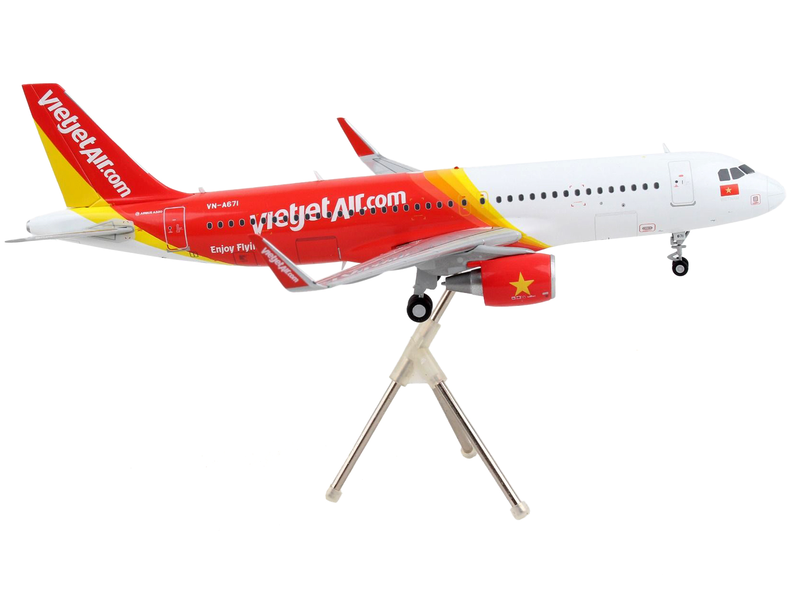 ベトジェットエアモデルプレーンA320 200分の1スケール