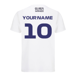 2022 Red Bull Racing Team Graphic Tee (White) (Your Name)  by Race Crate