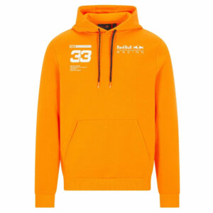 Red Bull Max Verstappen Hooded Sweat (Orange) Max Verstappen by Race Crate