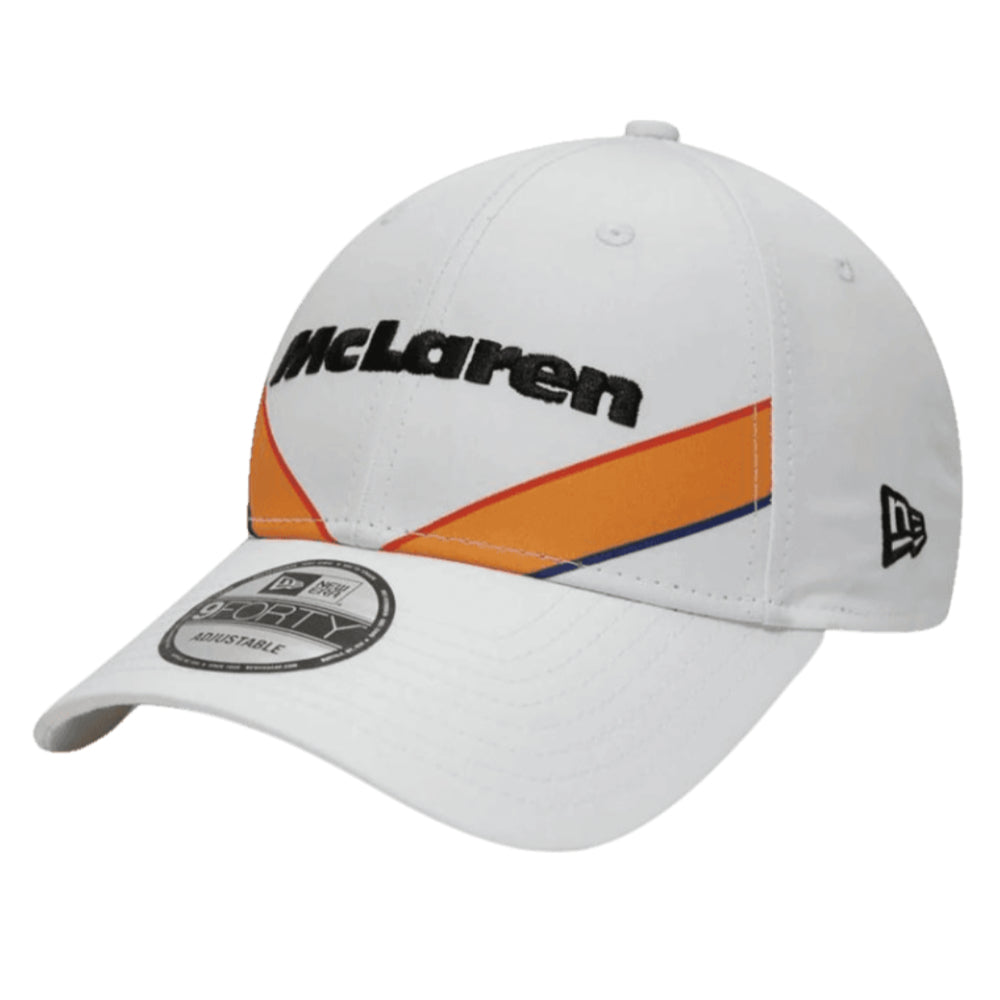 McLaren Racing Triple Crown Stripe White 9FORTY Adjustable