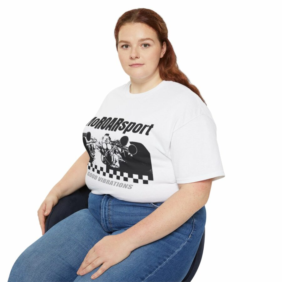 MoROARsport T-Shirt. "Good Vibrations" Sports Car Racing Clothing