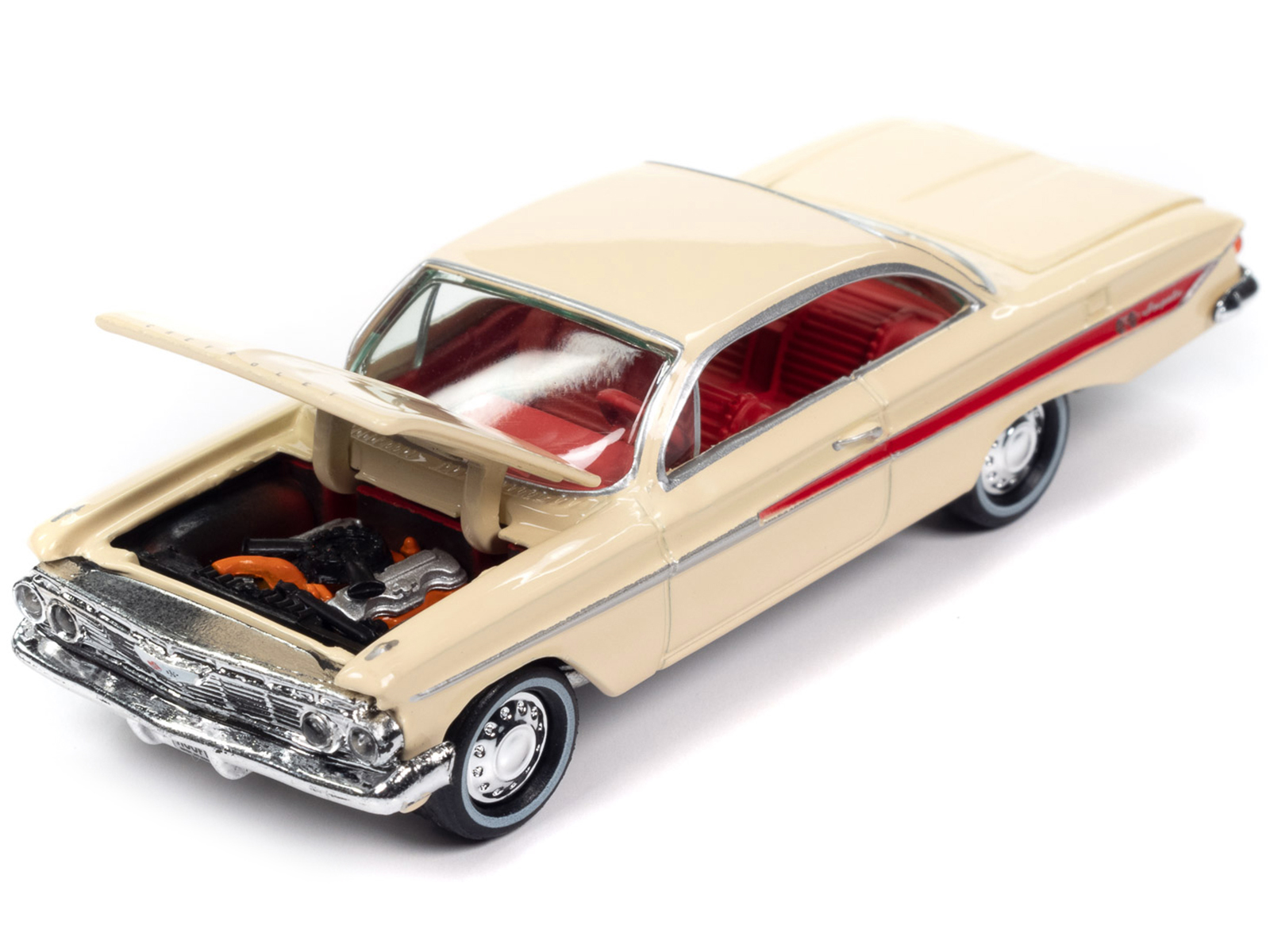 １９６１　ＣＨＥＶＲＯＬＥＴ　ＩＭＰＡＬＡ　ＳＳ４０９　【１／１８】新品、未使用 1961 Impala SS 409 Bubble Top Coupe 1:18-Scale Diecast Car