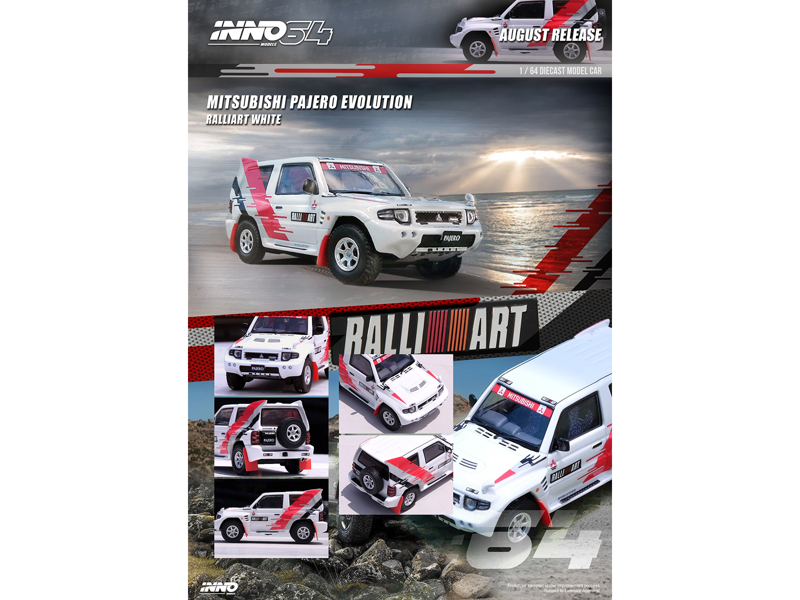 Inno64 1:64 Mitsubishi Pajero Evolution 