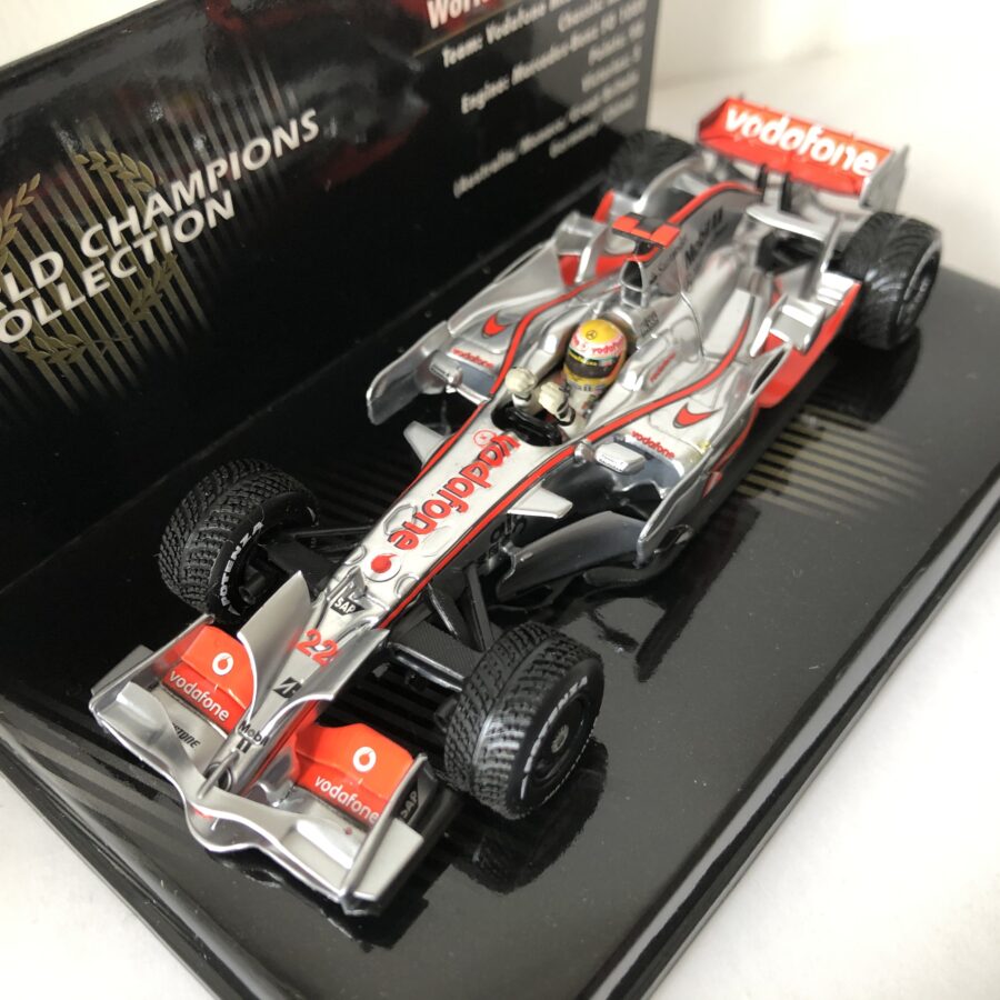 2008 Lewis Hamilton | McLaren Mercedes MP4-23 | World Champion | Minichamps Diecast 1:43 F1 Collectibles