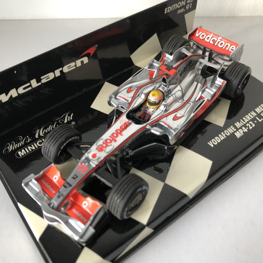 2008 Lewis Hamilton | McLaren Mercedes MP4-23 | Minichamps Diecast 1:43 F1 Collectibles