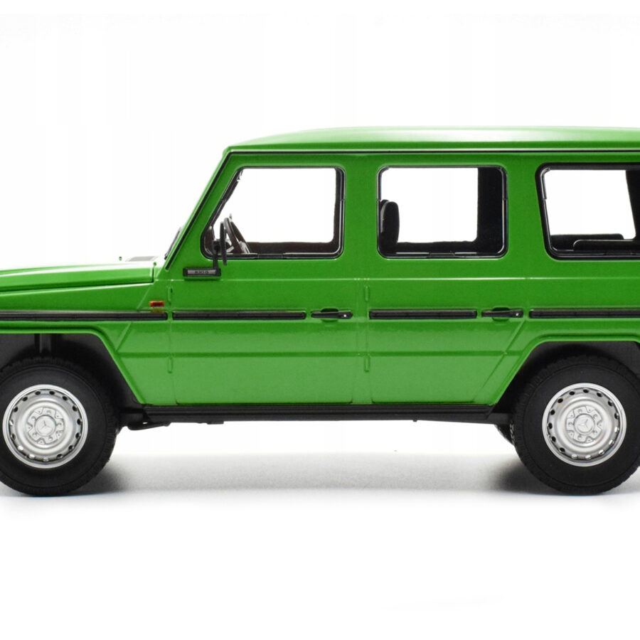 1980 Mercedes-Benz G-Model (LWB) Green with Black Stripes Limited Edition to 402 pieces Worldwide 1/18 Diecast Model Car by Minichamps Automotive