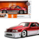 1989 Ford Mustang GT 5.0 Candy Red and Silver "Bigtime Muscle" 1/24 Diecast Model Car by Jada 1989 Ford Mustang GT 5.0 Candy Red and Silver "Bigtime Muscle" 1/24 Diecast Model Car by Jada