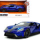 2017 Ford GT Candy Blue with Gray Stripes "Hyper-Spec" Series 1/24 Diecast Model Car by Jada 2017 Ford GT Candy Blue with Gray Stripes "Hyper-Spec" Series 1/24 Diecast Model Car by Jada
