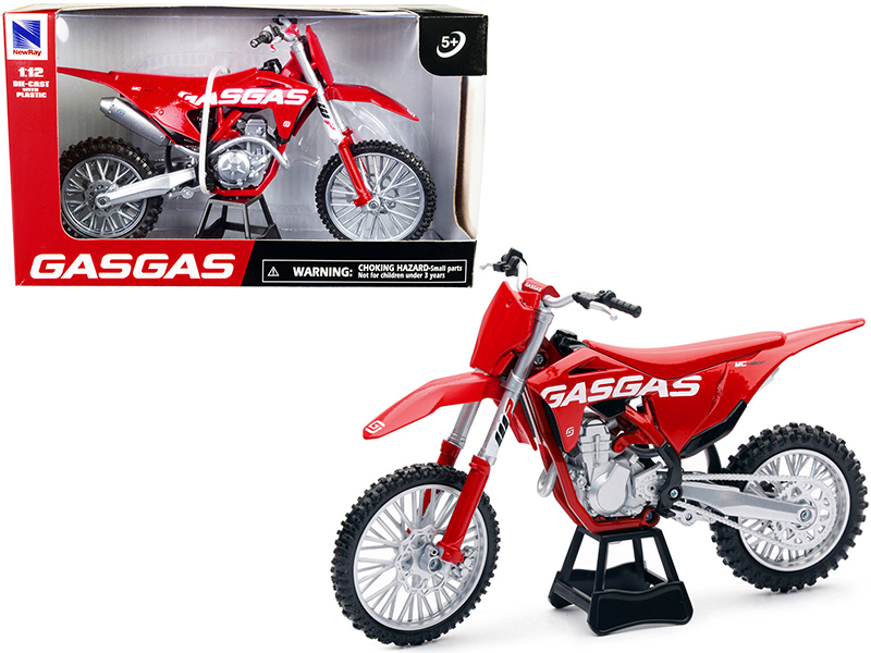 GasGas MC 450F Bike Motorcycle Red 1/12 Diecast Model by New Ray Automotive