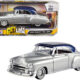 1950 Chevrolet Bel Air Lowrider Silver Metallic with Blue Metallic Top "Get Low" Series 1/24 Diecast Model Car by Motormax 1950 Chevrolet Bel Air Lowrider Silver Metallic with Blue Metallic Top "Get Low" Series 1/24 Diecast Model Car by Motormax