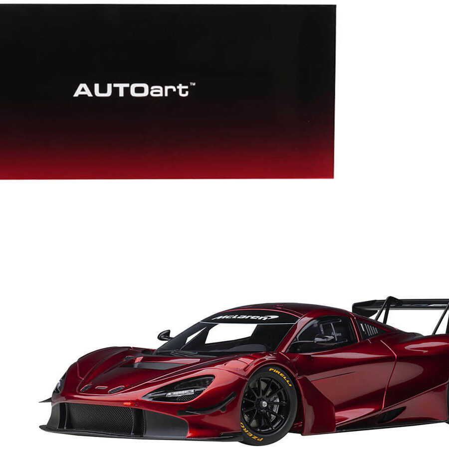 McLaren 720S GT3 Volcano Red Metallic 1/18 Model Car by Autoart Automotive