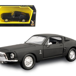 1968 Ford Mustang Shelby GT500 KR Matt Black 1/43 Diecast Model Car by Road Signature Ford by Diecast Mania