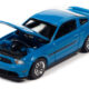 2012 Ford Mustang GT/CS Grabber Blue with Black Stripes "Modern Muscle" Limited Edition 1/64 Diecast Model Car by Auto World 2012 Ford Mustang GT/CS Grabber Blue with Black Stripes "Modern Muscle" Limited Edition 1/64 Diecast Model Car by Auto World